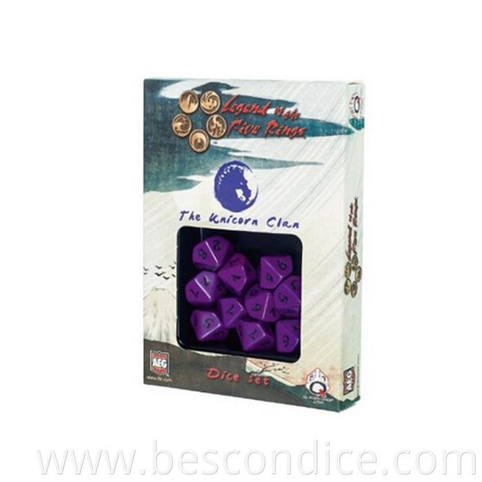 Colorbox Dice Packing